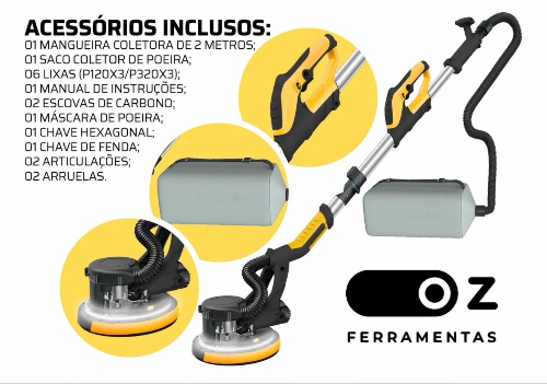 Lixadeira de parede - Girafa 